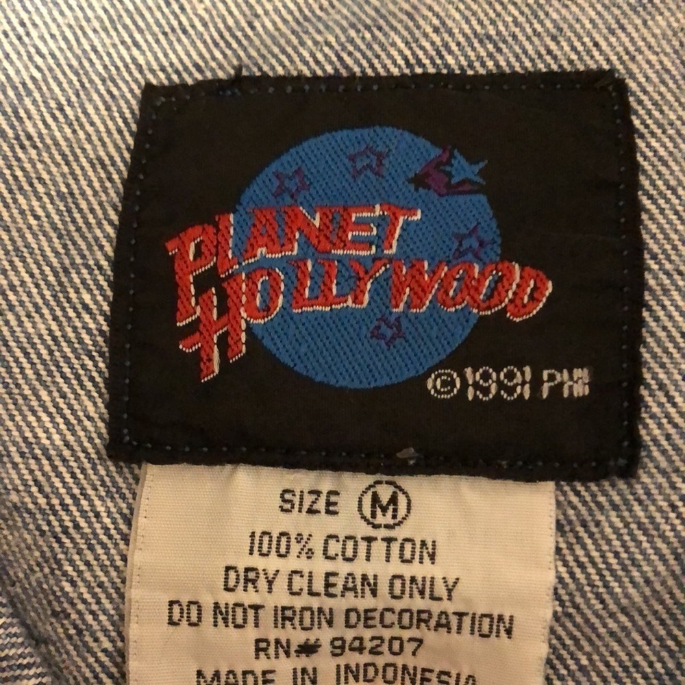 Planet Hollywood Lake Tahoe Vintage Denim Jacket - Picture 14 of 14